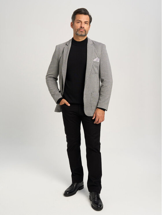 Willsoor Willsoor Sweter 71413 Czarny Regular Fit