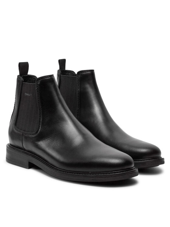 Gant Gant Kotníková obuv s elastickým prvkem 29651757 Černá