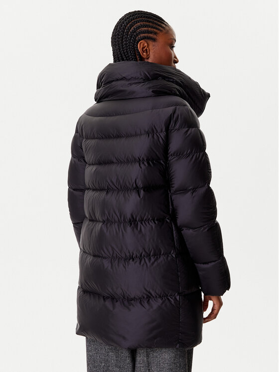 Hetregó Hetregó Пухено яке Hanna 8P602F 25WD02 Черен Regular Fit