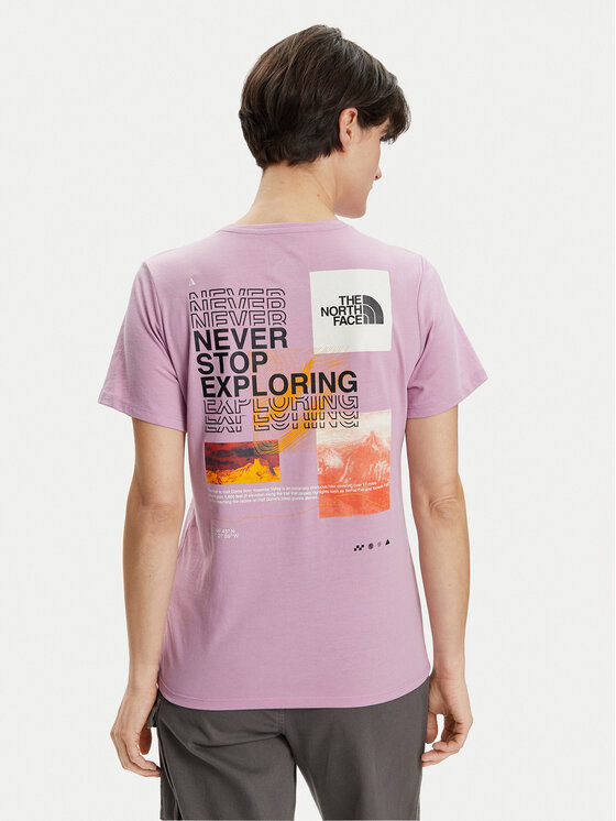 The North Face The North Face Φανελάκι τεχνικό Foundation Mountain NF0A882V Ροζ Regular Fit