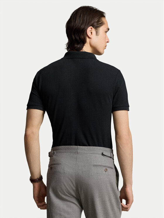 Polo Ralph Lauren Polo Ralph Lauren Polo marškinėliai 710941439001 Juoda Custom Slim Fit