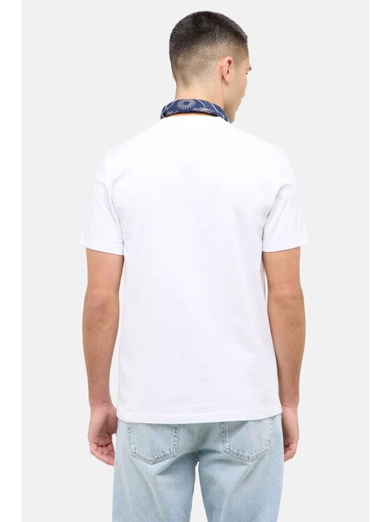 Mustang Mustang T-Shirt Style Austin Biały Regular Fit
