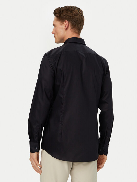 BOSS BOSS Hemd H-Hank 50560704 Dunkelblau Slim Fit