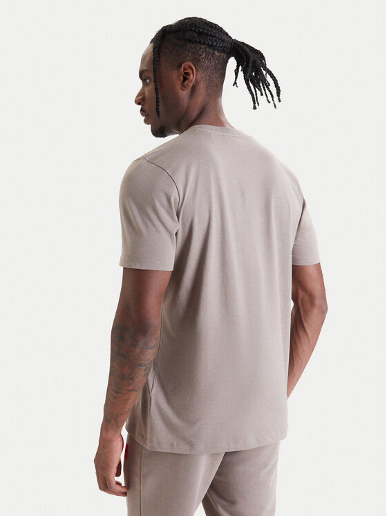 HUGO HUGO T-shirt Dulivio 50467556 Smeđa Regular Fit
