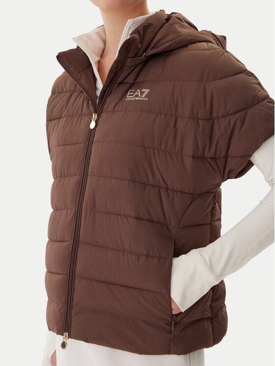 EA7 Emporio Armani EA7 Emporio Armani Športová vesta 7W000477 AF12476 U6063 Hnedá Regular Fit