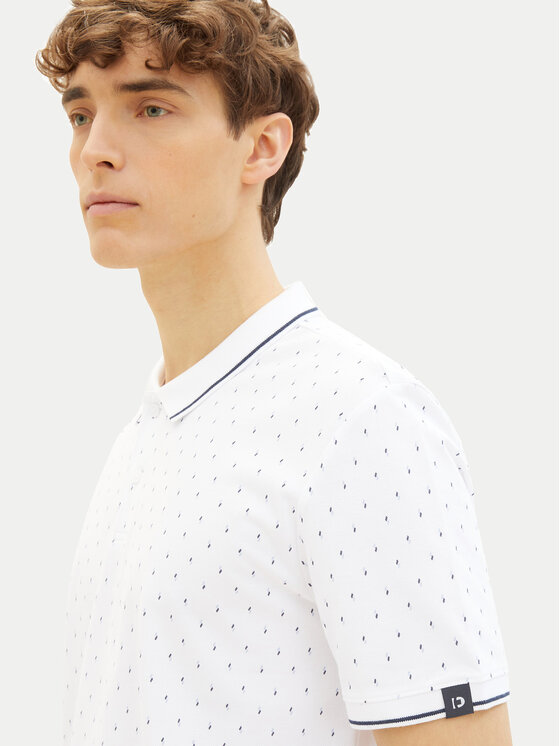 Tom Tailor Denim Tom Tailor Denim Polokošeľa 1040465 Biela Regular Fit
