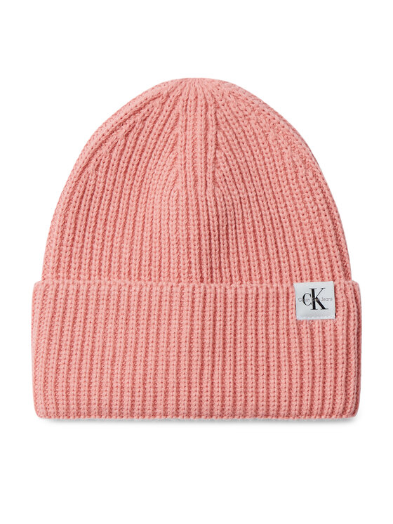 Calvin Klein Jeans Calvin Klein Jeans Căciulă Monogram Rib Beanie IU0IU00440 Roz
