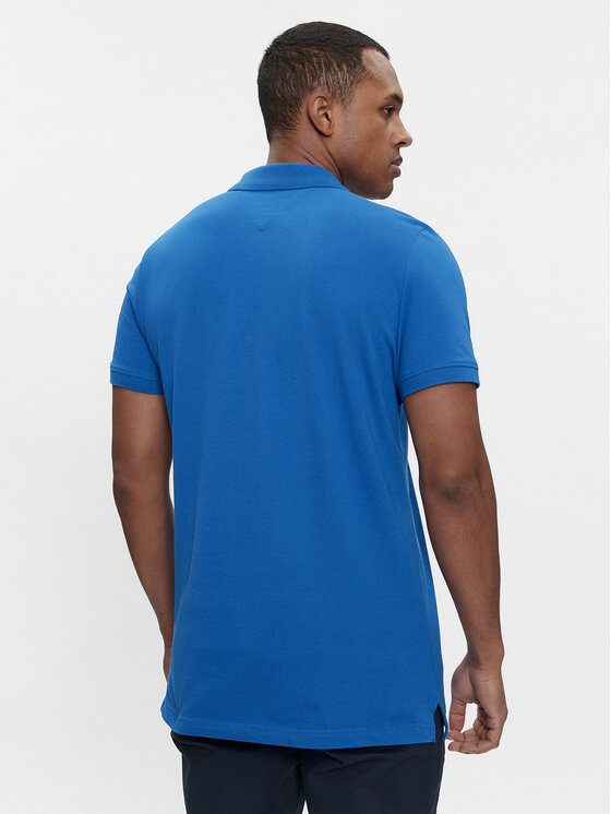 Tommy Jeans Tommy Jeans Polo DM0DM18312 Niebieski Slim Fit