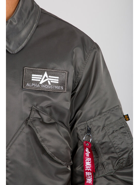 Alpha Industries Alpha Industries Bundy bomber AI.100102-04-5XL Sivá Regular Fit
