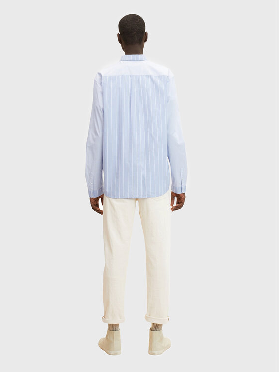 Tom Tailor Denim Tom Tailor Denim Koszula 1032372 Błękitny Relaxed Fit