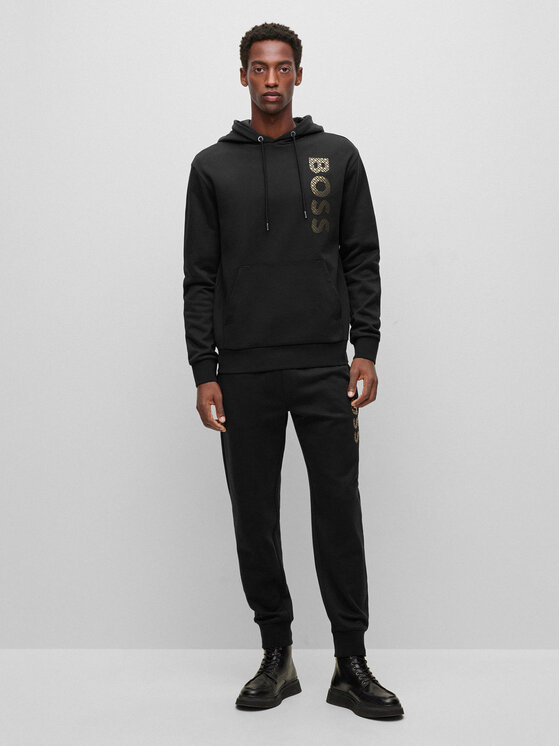 BOSS Boss Džemperis 50481746 Juoda Regular Fit