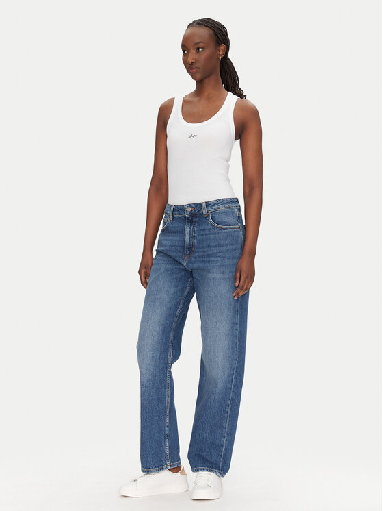 BOSS BOSS Top C_Ematite 50547548 Biały Slim Fit