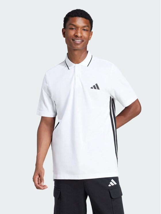 adidas adidas Polo 143471 Biały Regular Fit