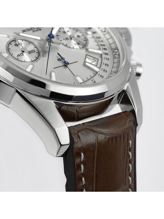 Jacques Lemans Jacques Lemans Zegarek 1-2117B Brązowy
