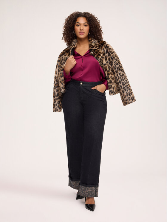 Fiorella Rubino Fiorella Rubino Jeansy P428T305490N033 Czarny Regular Fit