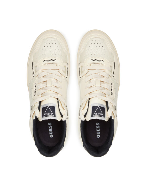 Guess Guess Сникърси FMTVIN-ELE12 Екрю