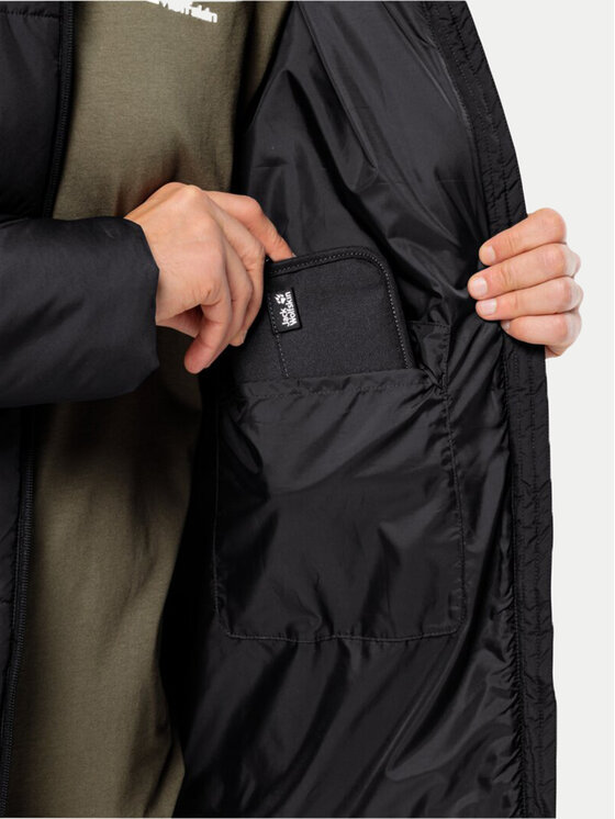 Jack Wolfskin Jack Wolfskin Télikabát Deutzer 1207451 Fekete Regular Fit
