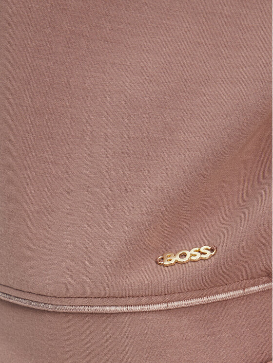 BOSS BOSS Majica dugih rukava Scuba 50545647 Bež Relaxed Fit