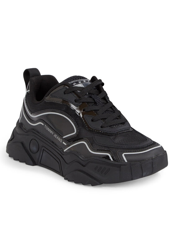 Tommy Jeans Tommy Jeans Сникърси Chunky Runner EN0EN02190 Черен