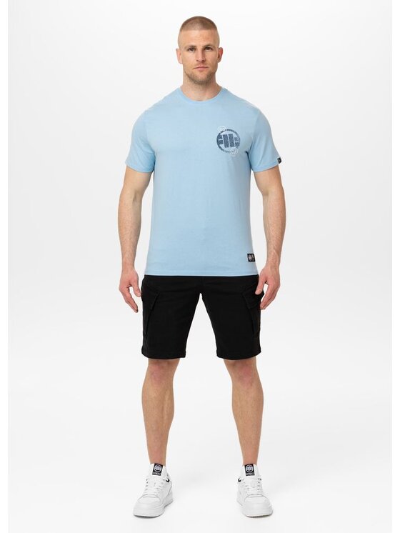 PITBULL PITBULL T-Shirt SD STAMP Niebieski jasny Regular Fit