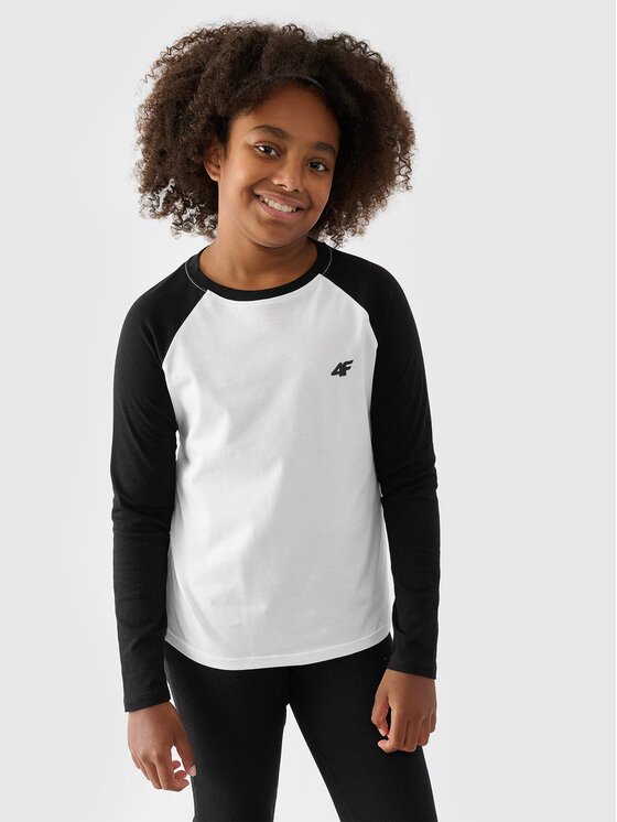 4F 4F S dlhými rukávmi 4FJWAW24TLONF291-20S Čierna Regular Fit