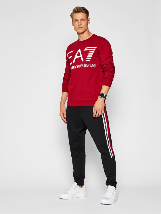 Felpa 6KPM68 PJBWZ 1459 Rosso Regular Fit