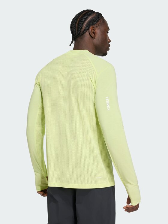 adidas adidas Koszulka techniczna 159148 Żółty Regular Fit