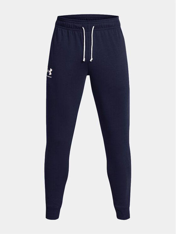 Under Armour Under Armour Pantaloni da tuta Ua Rival Terry Jogger 1380843-410 Blu scuro Fitted Fit