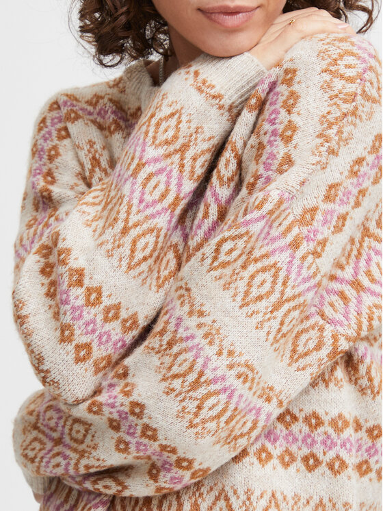 ICHI ICHI Maglione 20119733 Beige Regular Fit