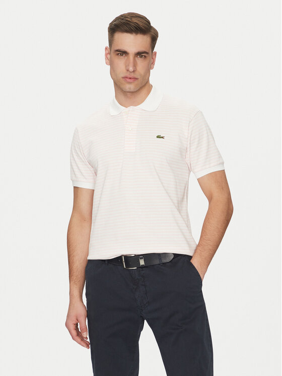 Męskie Polo Lacoste, Rozmiar 4, Różowe, PH9753