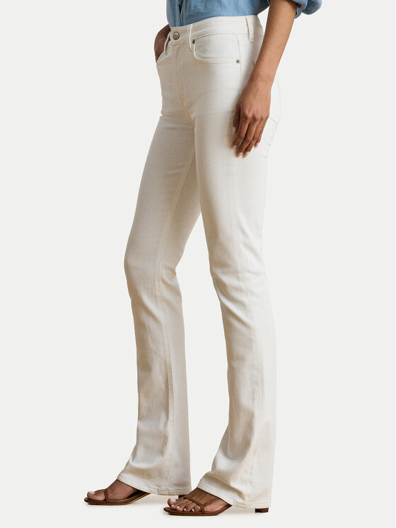 LAUREN RALPH LAUREN LAUREN RALPH LAUREN Jeansy 200926081001 Bílá Bootcut Fit