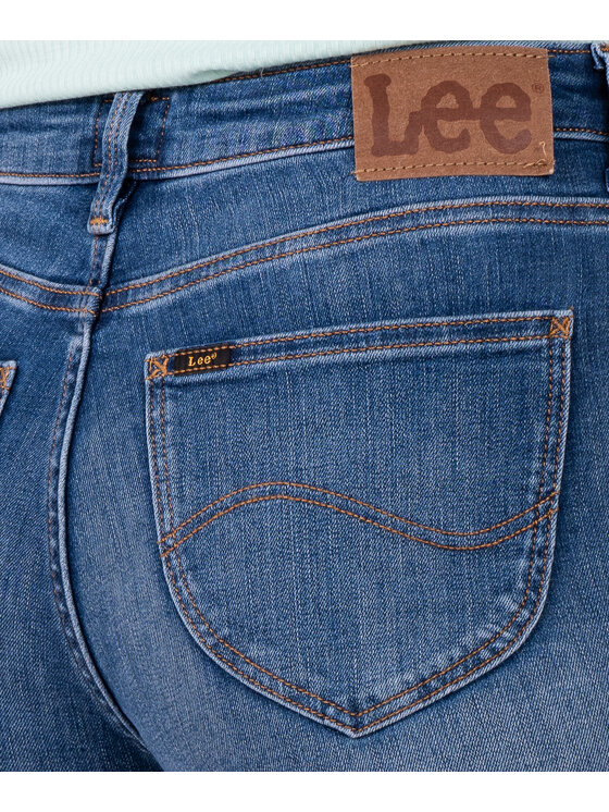 Lee Lee Jeansy Scarlett High Niebieski Slim Leg