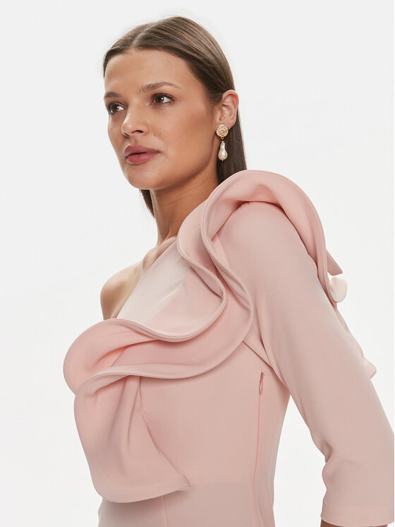 Rinascimento Rinascimento Večerní šaty CFC0117459003 Růžová Regular Fit