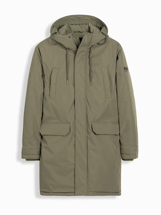 Ombre Ombre Parka OM-JALJ-0166 Khaki Regular Fit