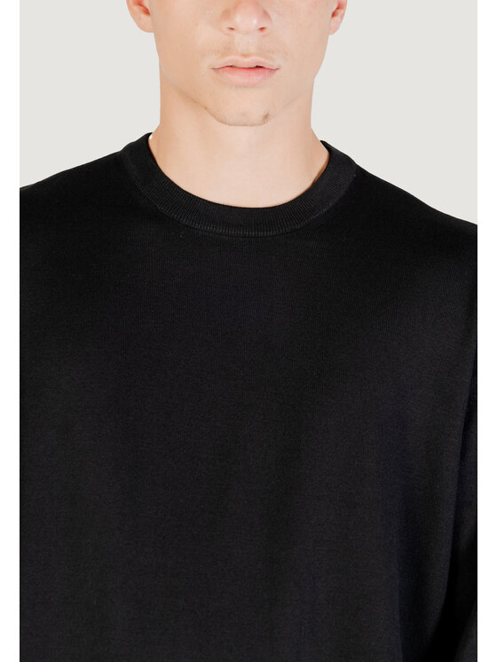 Armani Exchange Armani Exchange Sweter PULLOVER Czarny Over Fit