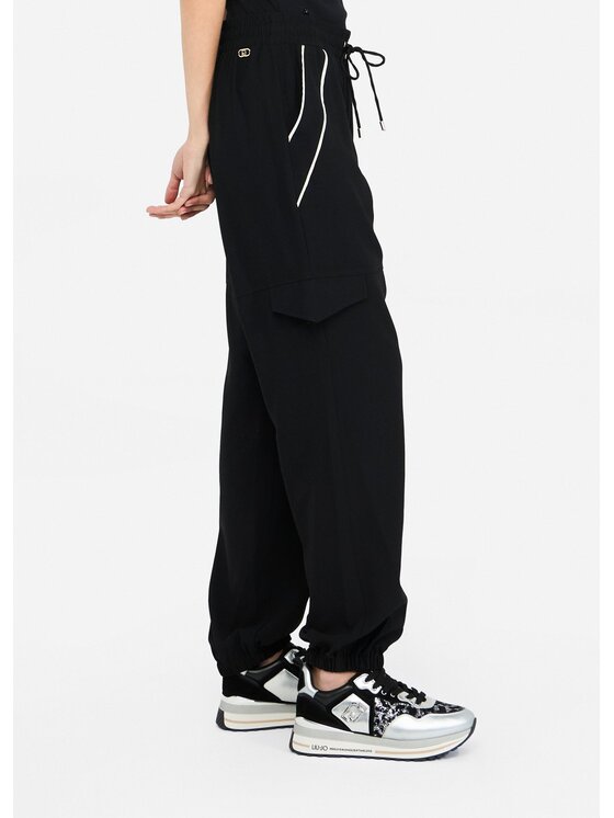 Liu Jo Liu Jo Pantaloni di tessuto TF5263TS42303N66 Nero Regular Fit