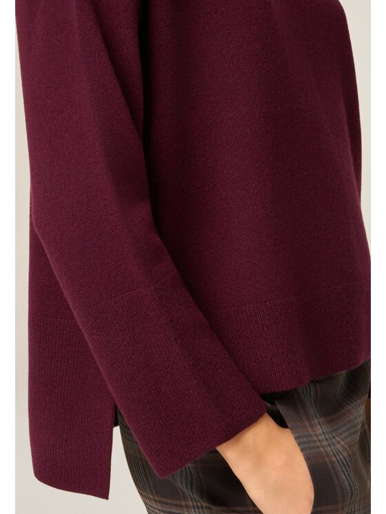 Oltre Oltre Maglione M166E002176N029 Bordeaux Regular Fit