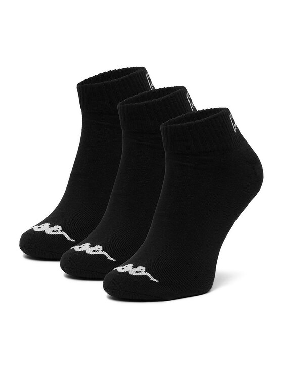 Kappa Kappa Calzini lunghi CEO_KR_GOAL_SS26 (3-PACK) Nero