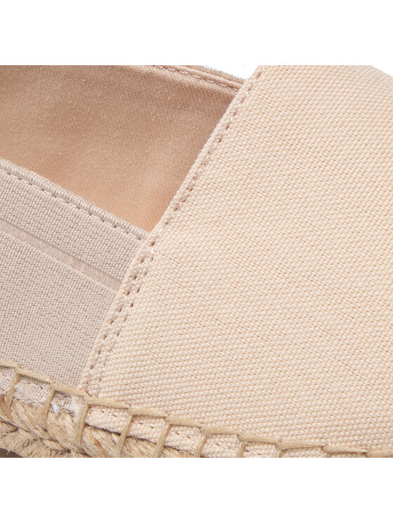Calvin Klein Calvin Klein Espadrilles Espadrille He-Canvas HW0HW00738 Bēšs