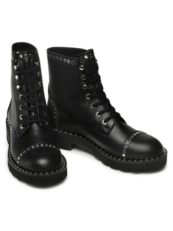 Stuart Weitzman Stuart Weitzman Bakancs Mila Lift Studs Boti S5765 Fekete