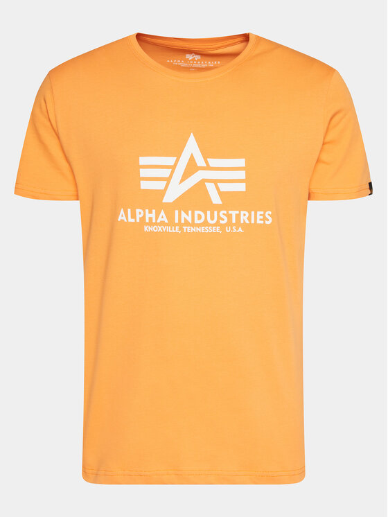 Alpha Industries Alpha Industries T-krekls Basic 100501 Oranžs Regular Fit