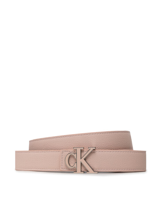 Calvin Klein Jeans Sieviešu josta Mono Hardware Outline Belt 30mm K60K609318 Rozā