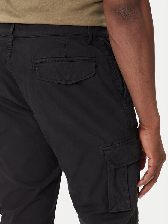 Aeronautica Militare Aeronautica Militare Riidest püksid 252PA1329UCT0244 Must Regular Fit