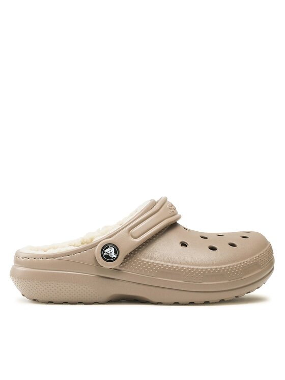 Crocs Crocs Klapki Crocs Classic Lined Clog 203591 Beżowy