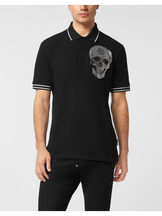 PHILIPP PLEIN PHILIPP PLEIN Polokošeľa 27157 Čierna Slim Fit