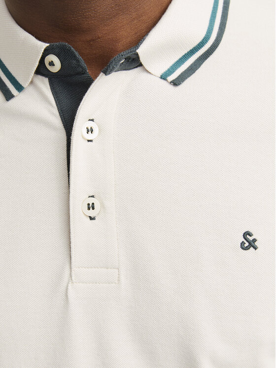 Jack&Jones Jack&Jones Polo Paulos 12136668 Bež Slim Fit