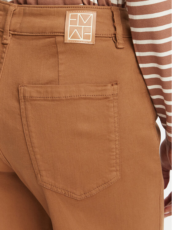 Marella Marella Τζιν Fuxia 2625136061 Ανοιχτό καφέ Wide Leg
