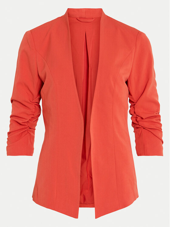 Vila Vila Сако Her New 14039434 Оранжев Regular Fit