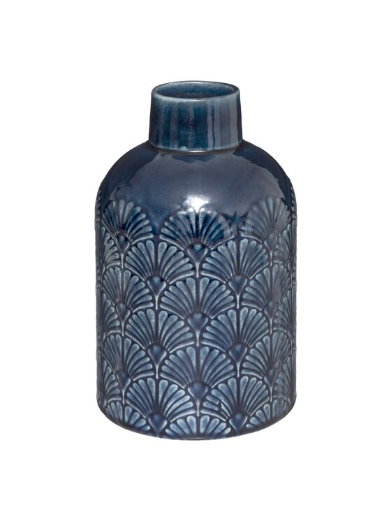 MIAhome MIAhome Wazon ceramiczny ze zdobieniem VINTAGE Granatowy