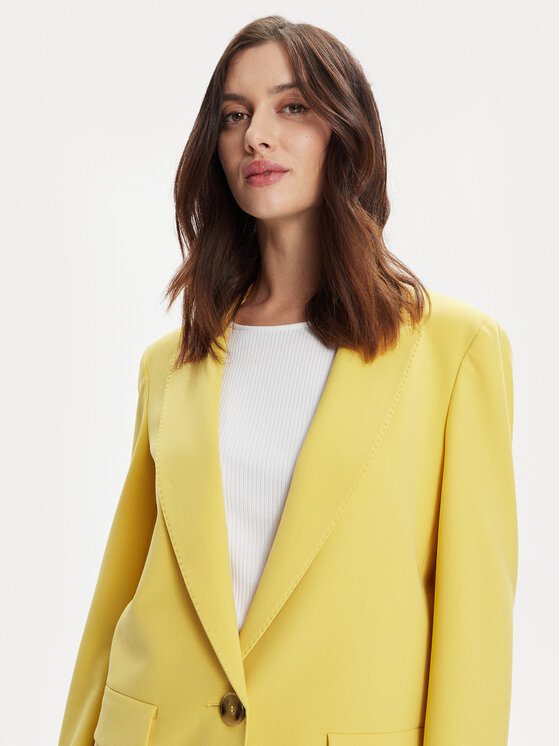 Marella Marella Bleizers Estella 2413041131 Dzeltens Oversize